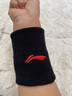 李寧（LI-NING）護(hù)腕男款【兩只裝】扭傷手腕籃羽毛球運(yùn)動(dòng)腕帶女士吸汗巾健身跑步 曬單實(shí)拍圖