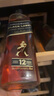 尊尼獲加（JOHNNIE WALKER）洋酒 12年黑方黑牌700ml 蘇格蘭調和型威士忌無(wú)盒 曬單實(shí)拍圖