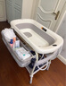 babypods尿布臺移動(dòng)嬰兒床護理臺新生兒換尿布撫觸洗澡洗浴多功能 兒童護理臺【洗換二合一】 曬單實(shí)拍圖