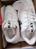 AJRY時(shí)尚老花老爹鞋百搭厚底增高運動(dòng)鞋韓版潮流小白鞋休閑運動(dòng)鞋 白黑印花 41 曬單實(shí)拍圖