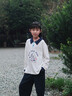 纖絲鳥(niǎo)（TINSINO）兒童T恤男童長(cháng)袖秋季女童上衣純棉中小童可內搭衣服 海洋小熊 140 曬單實(shí)拍圖