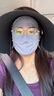 蕉下（beneunder）臉基尼女全臉?lè)罆襻t(yī)美面罩防紫外線口罩高顏值騎行面罩護(hù)臉深黛灰 曬單實(shí)拍圖