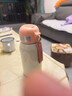 ICTGO智能兒童指紋保溫杯指紋水杯兒童吸管保溫杯食品級316密碼解鎖 粉色550ml【送杯套+背帶】 曬單實(shí)拍圖