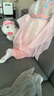 安妮優(yōu)兒女童漢服中秋節(jié)中國風(fēng)唐裝連衣裙超仙襦裙子古風(fēng)公主裙 粉色 120 曬單實拍圖