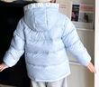 雪中飛兒童羽絨服2025新款女童簡(jiǎn)約面包服男童加厚洋氣保暖冬季羽絨外套 新霧藍 150 曬單實(shí)拍圖