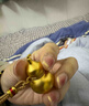 金至尊（3D-GOLD)如意葫蘆黃金吊墜古法琺瑯足金編繩項鏈七夕禮物計價(jià) 總重18.78克（金重17.04克） 曬單實(shí)拍圖