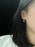 紀詩(shī)哲（GIEVSZHE）珍珠耳環(huán)女氣質(zhì)高級感耳墜鑲鉆耳飾品七夕圣誕節禮物送女友送老婆 十倉直發(fā)【部分地區 當/次日達】 曬單實(shí)拍圖