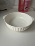 WELLMEET蒸蛋碗蒸蛋羹專(zhuān)用蒸碗水蒸蛋湯碗雙耳陶瓷家用蒸飯空氣炸鍋烤碗盤(pán) 1個(gè)裝-牛奶白-7.5寸 曬單實(shí)拍圖