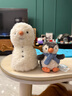 Jellycat小雪人毛絨玩具安撫玩偶公仔娃娃禮物2025圣誕新品送禮生日禮物 乳白色 One Size 曬單實(shí)拍圖