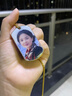 2025新款DIY彩色照片項鏈定制純銀999吊墜送老婆七夕情人節禮盒 文字款 曬單實(shí)拍圖