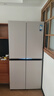 美的（Midea）427L 餐邊柜冰箱超薄零嵌凈味除菌三循環(huán)30分貝十字四開門一級能效節(jié)能無霜家用冰箱國家補貼20% BCD-427WUSGPZM【升級三循環(huán)】 曬單實拍圖
