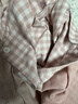無(wú)印良品（MUJI）女式 無(wú)側縫雙層紗織 睡衣 家居服套裝  粉紅色條紋5A M 曬單實(shí)拍圖
