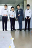 啄木鳥(niǎo)伴郎服兄弟裝男大碼襯衣西式短袖襯衫套裝夏季結婚婚禮兄弟團衣服 白色短袖襯衫+贈黑領(lǐng)結 XL 曬單實(shí)拍圖