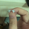在暴雪時(shí)分趙今麥殷果同款八芒星耳釘純銀2025年新款星星耳環(huán)耳飾 銀色 曬單實(shí)拍圖