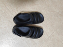 斯凱奇（Skechers）女鞋休閑洞洞鞋緩震舒適百搭透氣111646 全黑色/BBK 38 曬單實(shí)拍圖