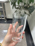夏季大容量玻璃水杯高顏值絞蛋杯多用款咖啡杯玻璃杯泡茶杯果汁杯 光面杯 420ml 1只 曬單實(shí)拍圖