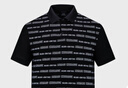 阿瑪尼ARMANI EXCHANGE【禮物】AX男裝滿(mǎn)印logo個(gè)性POLO衫 曬單實(shí)拍圖