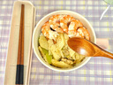 COOKSS筷子勺子套裝木質(zhì)一人用便攜式餐具三件套兒童學(xué)生專用外帶收納盒 曬單實(shí)拍圖