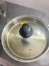 利仁（Liven）小鋼人不銹鋼電餅鐺家用0涂層38mm加深烤盤(pán)1800W雙面加熱烙餅鍋無(wú)涂層電煎鍋早餐機(jī)電餅檔LR-B3097 【強(qiáng)化玻璃蓋】30規(guī)格適用（配件不含餅鐺） 曬單實(shí)拍圖