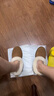 UGG【雙11搶先購】秋季新款女士厚底懶人毛毛鞋 1166733CHE|栗色39 曬單實拍圖