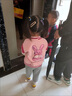 G.DUCKKIDS小黃鴨女童外套春秋款小童裝時(shí)髦洋氣兒童秋季棒球服寶寶上衣大童 60m亮片兔子粉色 120 建議110-115cm4-5歲 曬單實(shí)拍圖