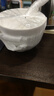 高顏值家用銀杏時(shí)光米飯碗大面碗陶瓷餐具家用新骨瓷陶瓷碗 銀杏時(shí)光 4.5英寸2碗2白勺 曬單實(shí)拍圖