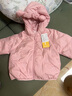巴拉巴拉童裝寶寶羽絨服男童女童連帽外套冬裝新款小熊上衣萌 粉色小熊60311-白鴨絨 90 （充絨量30g） 曬單實拍圖