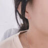 墨利亞（Meliades）韓式ins風(fēng)百搭太陽(yáng)耳釘女s925純銀小清新森系小巧時(shí)尚太陽(yáng)花耳飾 太陽(yáng)花耳釘-銀色 925銀 曬單實(shí)拍圖
