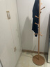 棲音閣實(shí)木衣架落地臥室衣帽架客廳掛衣服架子落地衣架家用立式掛包架 曬單實(shí)拍圖