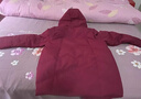 皮爾卡丹白鵝絨媽媽冬裝羽絨服女大碼鵝絨可拆卸帽子加厚中老年人外套 酒紅色 5XL 建議140-155斤 曬單實(shí)拍圖