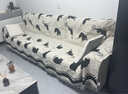 無印良品中古風沙發(fā)蓋布巾防滑防塵沙發(fā)套罩坐墊毯子古德貓180*340cm 曬單實拍圖