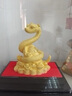 帝鴻唐招財絨沙金蛇擺件工藝品蛇年生肖吉祥物公司新年會(huì )送領(lǐng)導客戶(hù)禮品 金蛇順通中號 升級精工 曬單實(shí)拍圖