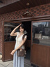 CALWAN KEODH水桶包包女包2025新款斜挎包媽媽包單肩大容量生日禮物送女友老婆 【咖色】輕奢時(shí)尚百搭印花包通勤實(shí)用走心女生閨蜜 曬單實(shí)拍圖