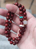 龍隱 正宗小葉紫檀手串男女士款手鏈正品高端香木佛珠子文玩轉運情侶 阿彌陀佛【狗豬】8mm 曬單實(shí)拍圖