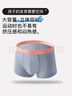 貓人（MiiOW）兒童內褲男童莫代爾平角中大童夏季薄款青少年男孩四角短褲 170 曬單實(shí)拍圖