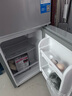 奧克斯小冰箱家用小型迷你冷藏冷凍兩用出租房宿舍用節能省電寢室辦公室電冰箱 【升級凈化去味】30A146DW銀【節能省電】 曬單實(shí)拍圖