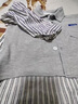 G.DUCKKIDS嬰兒衣服秋季男寶一歲半兒童套裝洋氣春秋外出服兩件套分體套裝 灰色 100 (建議身高90cm 3-4歲) 曬單實(shí)拍圖