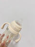 舒嬰防脹氣重力球吸管奶瓶嬰兒ppsu大寶寶喝水學(xué)飲杯寬口徑配件 PPSU300ML重力球配愛心鴨嘴（9月+） 曬單實(shí)拍圖