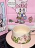 熹物咖啡杯碟【花漾時光】陶瓷杯子禮盒套裝喬遷生日送七夕情人節(jié)禮物 【四個裝】咖啡杯禮盒套裝一 曬單實拍圖