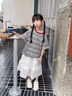 WVD女童裙子感夏韓式風(fēng)套裝2025新款炸街女孩大童夏季洋氣半身裙 套裝T恤+半身裙 套裝T恤+半身裙 120 CM 曬單實(shí)拍圖