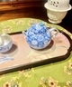 瀾春江故宮文創(chuàng)鎏銀茶具套裝青花風送長輩領導禮物生日禮物自用送禮喬遷 一壺兩杯（禮盒裝） 【高檔禮盒裝】 曬單實拍圖