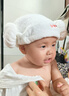 JCZS德國品牌嬰兒童干發(fā)帽吸水2025新款小月齡寶寶速干包頭巾女童洗頭 A類(lèi)母嬰級品質(zhì)【寶寶款】-白色心心(適合0 曬單實(shí)拍圖