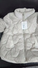 矜持范棉服女冬季2025新款帶帽短款假兩件棉衣女寬松洋氣加厚棉襖潮 米白色 M 【建議95-120斤】 曬單實(shí)拍圖