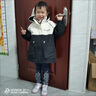 G.DUCKKIDS小黃鴨童裝女童沖鋒衣三合一可拆卸兒童外套上衣棉服中大童加絨服 紅色夾棉加厚外套-acageam 90 適合80-90年齡1-2歲左右 曬單實拍圖