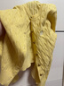 茵曼（INMAN）章若楠同款復古老錢(qián)風(fēng)女裝開(kāi)衫毛衣2025秋季新品通勤感針織衫 淺黃色 S （留香珠 275g/罐） 曬單實(shí)拍圖
