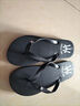 梨娑十字拖鞋男夏夏季人字拖男網(wǎng)紅韓版潮流男士拖鞋外穿夾腳防滑個(gè)性 A117黑白 40 (250mm) 曬單實(shí)拍圖