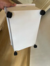 靜閑居書(shū)箱書(shū)本收納箱帶輪裝書(shū)收納盒帶滑輪高中生學(xué)生教室用書(shū)籍書(shū)筐 山茶花白【大號 帶萬(wàn)向輪】 曬單實(shí)拍圖