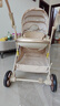 酷貝樂(lè )（coballe）嬰兒推車(chē)輕便遛娃神器新生兒嬰兒車(chē)0-3歲用折疊可坐可躺帶減震 香檳金【4代】 曬單實(shí)拍圖