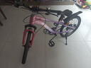 鳳凰山地自行車男女變速山地車碟剎青少年兒童自行車學(xué)生單車 星際 粉紫【變速+輻條輪】 20寸【適合125-160cm】 曬單實拍圖