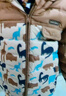 戴維貝拉（DAVE＆BELLA）兒童短款羽絨服男童新款冬裝連帽寶寶外套小童上衣男寶衣服 棕色【現(xiàn)貨】 120 cm（建議身高110-120cm） 曬單實拍圖